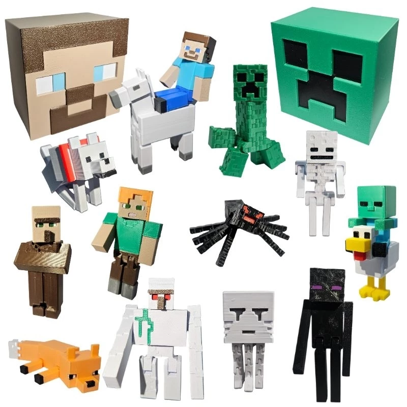 Miniaturas estilo Minecraft: uma febre entre as crianças brasileiras